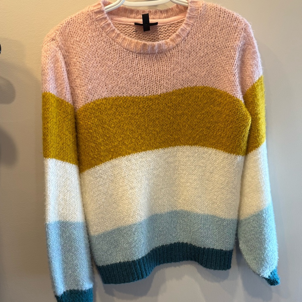 Colorful Striped Women's Sweater
